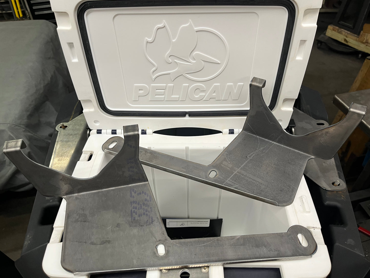 Pelican 20 Cooler bracket for *RZR PRO XP* NEW re-DESIGN!!
