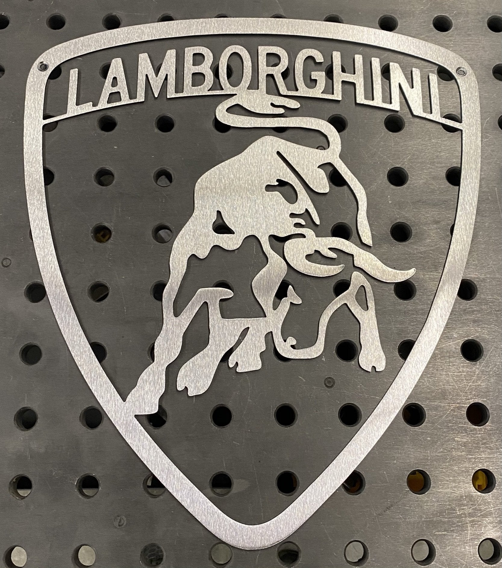 Lamborghini supercar metal good sign