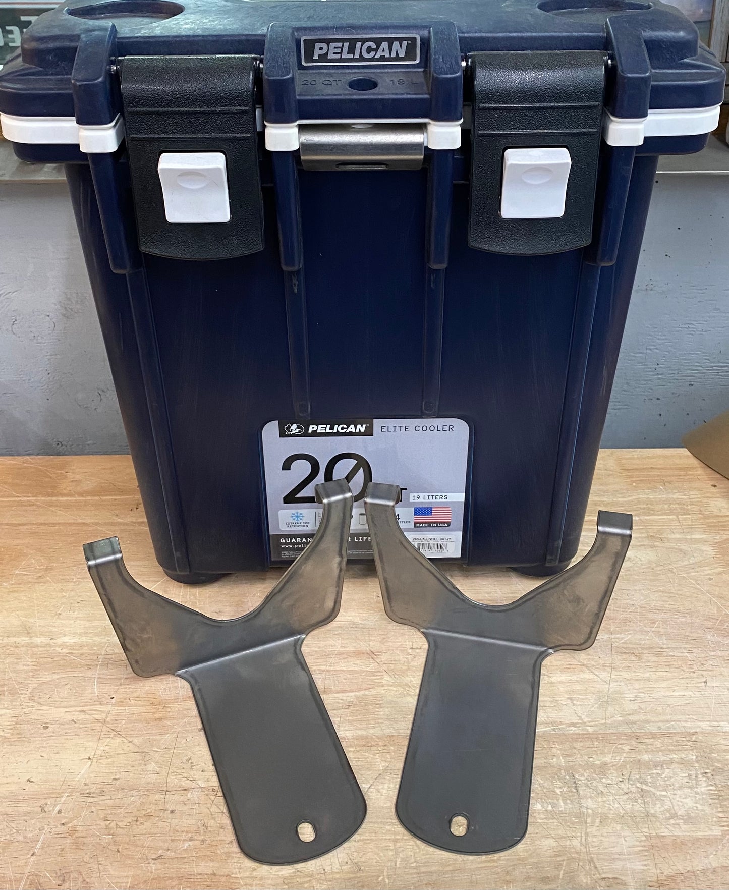 Mounts for a Pelican 20 cooler - RZR XP1000