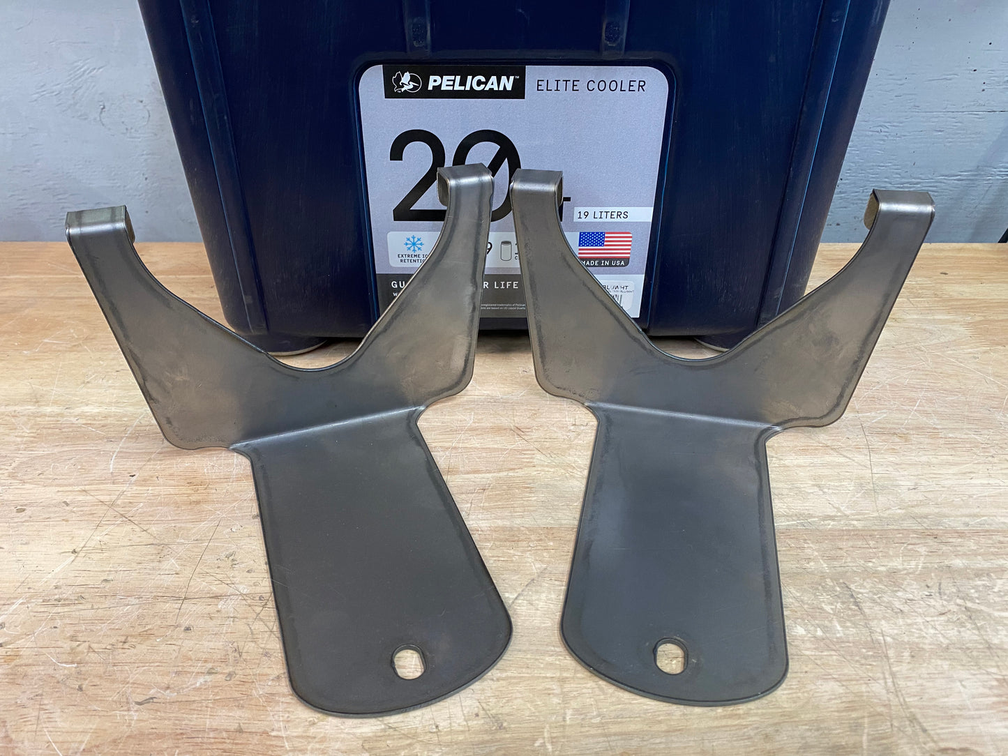 Mounts for a Pelican 20 cooler - RZR XP1000