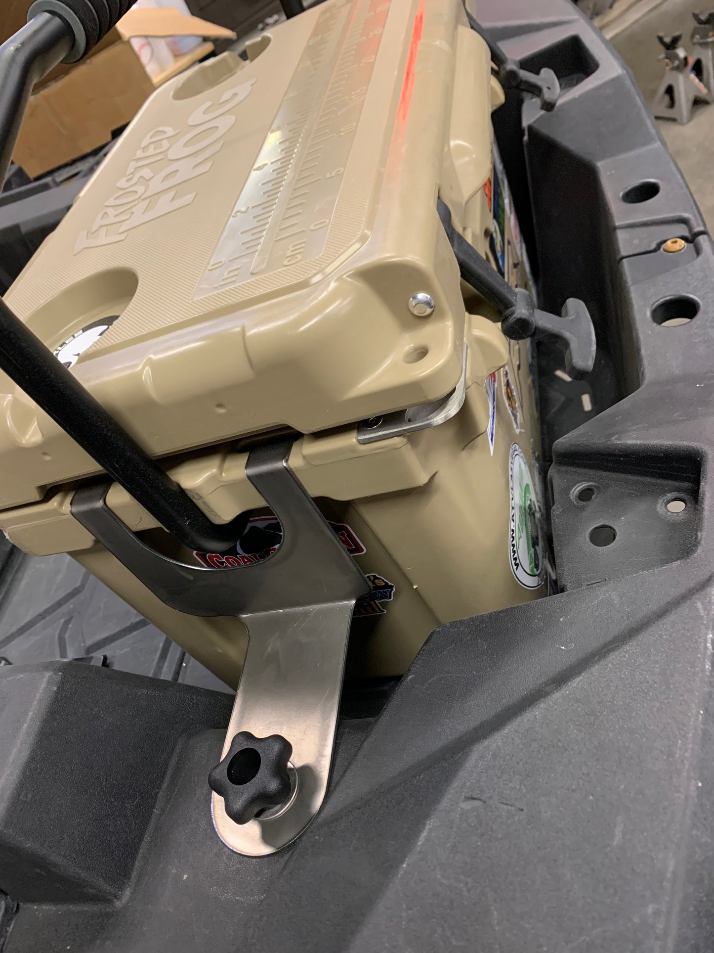 Polaris RZR XP 1000 Frosted Frog 20 Cooler Brackets