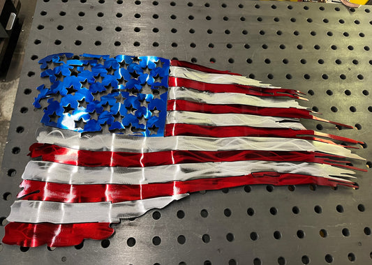 Tattered American Flag