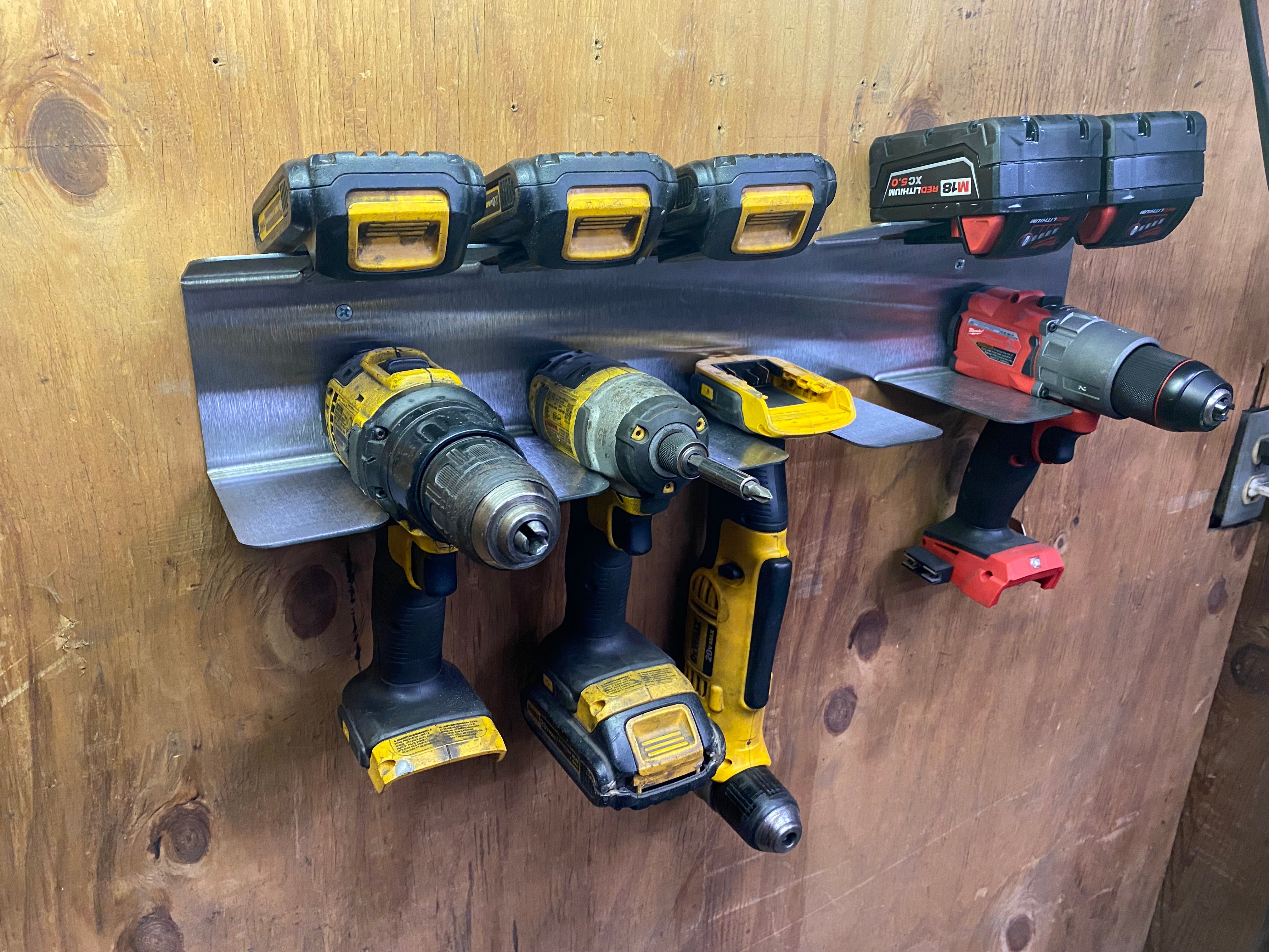 Cordless tool battery holder sale